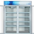 thumbnail image 6 of 53 in. 2-Door Commercial Display Merchandiser Freezer 45 cu. ft. in White (MDF-2GD-45C-WH), 6 of 13