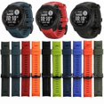 thumbnail image 3 of Bracelet de Montre (Noir) pour Garmin Instinct Bracelet en Silicone de Remplacement 22mm, 3 of 3