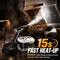 thumbnail image 3 of 2500w Handheld High-Temperature Pressurized Steam Cleaner - 4.5 Bar, 15s Fast Heat-up, 6 Adjustable Levels, Portable Steam Cleaner with Brush & 1200ml Tank for Home Kitchen, Bathroom & Car, 3 of 8