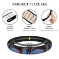 thumbnail image 7 of Cauagu Wings Of A Butterfly Print Car Steering Wheel Cover - Universal Car Accessory for Diverse Cars for Steering Wheel with a Diameter of 14.5"-15", 7 of 7