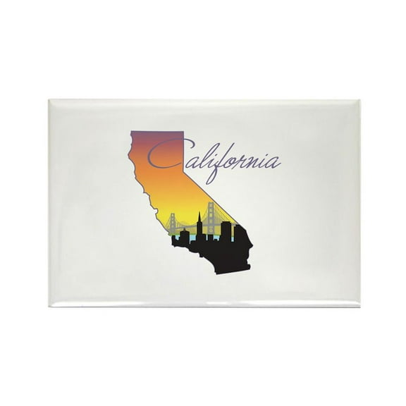 CafePress - California Magnets - Rectangle Magnet, 2"x3" Refrigerator Magnet
