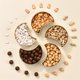 thumbnail image 5 of Contenedor de Servicio de Nueces de 5 Compartimentos, Banda de Almacenamiento de Dulces, Bandejas de Aperitivos con Tapa, 5 of 12