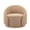 Boucle-Light Brown, variant on Boucle Swivel Chair No Assembly Round Upholstered Swivel Barrel Arm Chair Single Sofa Chair Reading Chair for Living Room-Orange