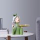 thumbnail image 4 of Elegante adornos tesanales pa , estatuilla de decoración , 1 Gloria Figuras de mesa de niña, 4 of 7