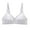 #1_White, variant on Women's Comfort Lace Bra Wireless Non-Padded - Sexy Stretch Underwear with Smooth Breathable Fabric, Non-Chafing Everyday Bralette for Plus Size, Full Coverage Support Bra