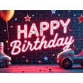 thumbnail image 5 of LUUFILx Panda Birthday Backdrop Banner for Kids Party Supplies Happy Birthday Decorations with Balloons and Flowers Party Decor Background Props, 5 of 9