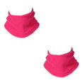 thumbnail image 2 of Bearachild Calentador de cuello a prueba de frío polar cuellos unisex polaina espesar gran textura accesorios de ciclismo pañuelo transpirable rojo Rojo 2piezas Bearachild CBP391673, 2 of 5