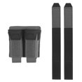 thumbnail image 2 of 9 Mm Doble Mag Pouch K Tipo Airsoft Magazine Bouch Molle Belts Gear (gris), 2 of 8