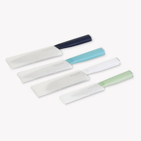 KitchenAid Classic 4-Piece Chef Knife Set with Sheaths, Japanese Steel Blades