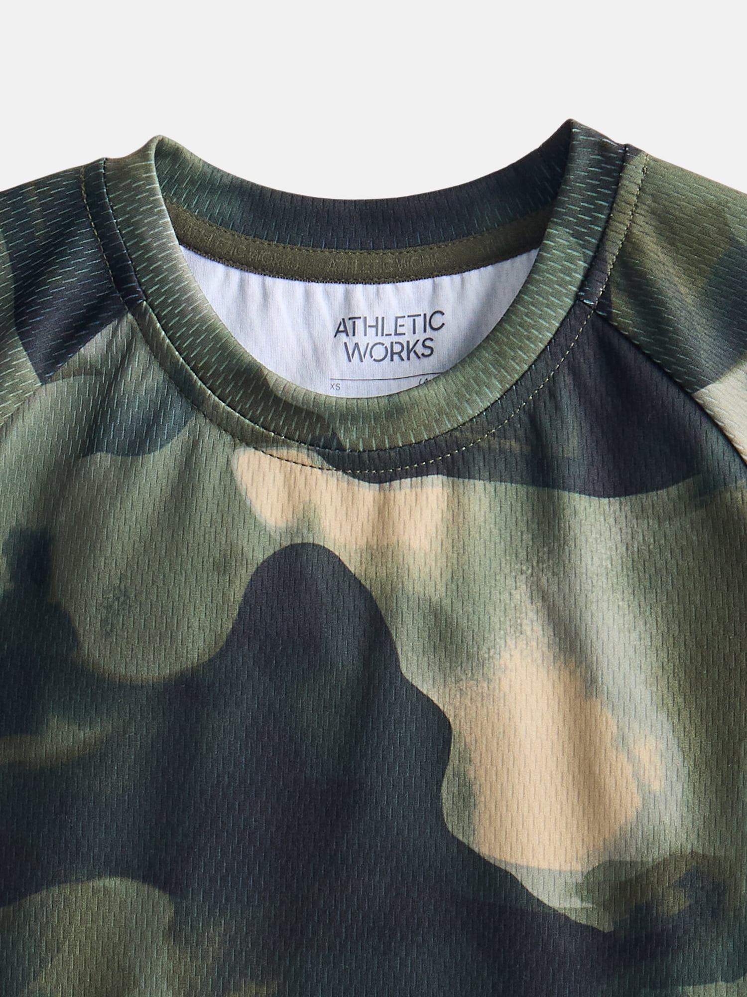 Athletic Works Boys Active Mesh Tee, Sizes 4-18 & Husky