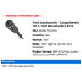 thumbnail image 2 of Front Strut Assembly - Compatible with 2007 - 2009 Mercedes-Benz R320 2008, 2 of 2