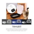 thumbnail image 4 of Arenero Cerrado Para Gatos Antiolores Puerta Palita Y Filtro Modelo Negro, 4 of 4