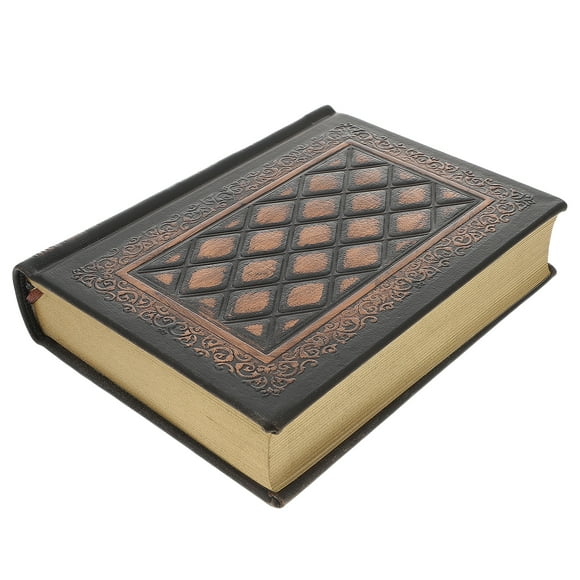 PTOOTP Cuaderno diario con tapa de relieve europeo (oro antiguo)
