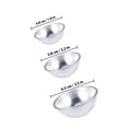 thumbnail image 2 of unbranded 6Ud Media Bola Para Hornear En Material Color Plateado Para Pudding, 2 of 8