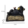 thumbnail image 2 of Hi-Line Gift Ltd 75619-R Bear with Cardinal Garden Welcome Sign, 2 of 6