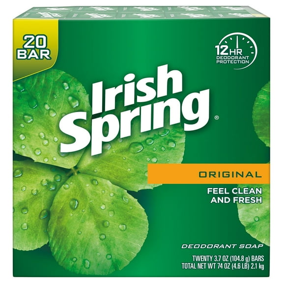 Product of Irish Spring Original, Deodorant Bar Soap, 20 ct./3.7 oz.