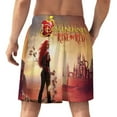 thumbnail image 2 of Descendants The Rise of Red Film Men's Pajama Pants Sleepwear Lounge Shorts Bottoms Summer Daily Cozy Soft Ice Silk Pajama Shorts Lightweight Home Beach Shorts, 2 of 8