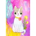 thumbnail image 3 of Marmont Hill "White Kitty" by Jill Lambert Painting Print on Wrapped Canvas, 3 of 5