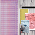 thumbnail image 5 of 2Pcs Square Foil Fringe Backdrop Curtain Backdrop for Birthday, Wedding, Graduation, Party Decor, 5 of 5