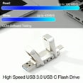 thumbnail image 6 of YUOY 128GB Flash Drive, USB C & USB A 3.0 Dual Connectors, 100MB/s Transfer, 2 Pack Thumb Drive Compatible with iPhone 15, 16, 17 Series/Android Phone/PC/Mac/Car Audio, 6 of 8
