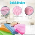 thumbnail image 4 of 6pcs 35'' Exfoliating Washcloth Towel, Nylon Back Scrubber Strips for Body Deep Clean (Random Color), 4 of 7