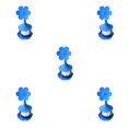 thumbnail image 3 of Guardoinrt 1/2/3/5 Tea Infuser Thicken Creatively Strainer Reusable Handle Filter Spice Gadgets Kitchen Household Home Hotel Cafe Flower 5PCS, 3 of 6