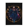 thumbnail image 2 of Mantas de franela suave y acogedora de Doctor Strange para adultos, manta ligera y lavable para sofá, cama, oficina, mantas de felpa cálidas para todas las estaciones, 2 of 8