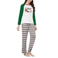 thumbnail image 5 of Onlypjs Family Matching Christmas Pajamas – Xmas Elf Striped Holiday Sleepwear Sets for Women, Men, 5 of 8