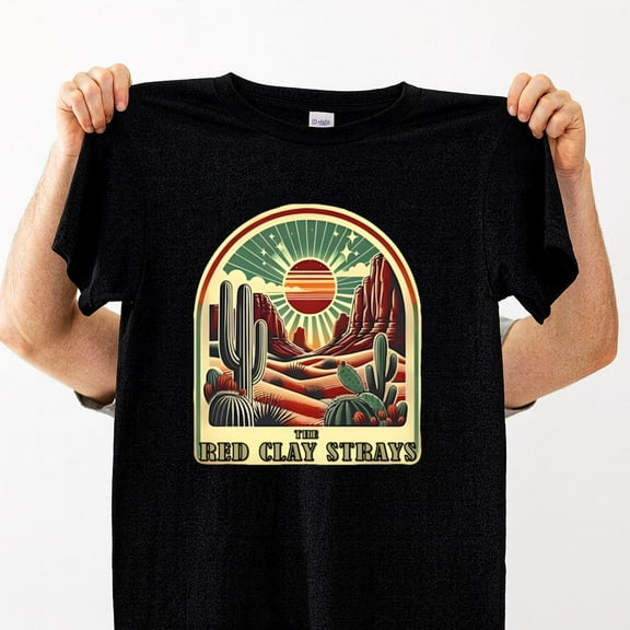 Retro Country Band Red Clay Strays Music Fan Gift Unisex T-Shirt