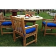 thumbnail image 4 of Teak Tosca Classic Armchair 5-Pieces Dining Set, 4 of 6