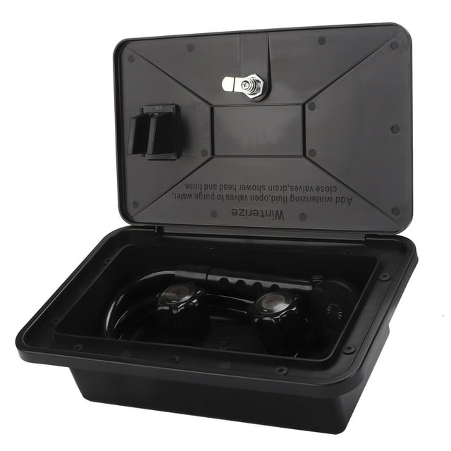 Kit de ducha para exteriores, cabina de ducha exterior para vehículos recreativos, cabina de ducha para caravanas, accesorios para automóviles de alto rendimiento
