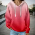 thumbnail image 2 of Hoodies Woman Colorful Hoodie Women Long Sleeve Tops Casual Women Hoodies Pullover Trendy Hoodies for Women L, 2 of 4