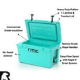 thumbnail image 5 of RTIC 45 QT Ultra-Tough Rotomolded Hard-Sided Ice Chest Cooler, Seafoam Green, Fits 58 Cans, 5 of 5