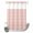Pink, variant on No Hook Shower Curtain, Grey Boho Shower Curtains for Bathroom with See Through Top Window, Vintage Ethnic Tribe Abstract Art Waterproof & Washable Bath Curtain Extra Long 72"x96"