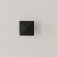 thumbnail image 3 of Black Square Iron Kitchen Cabinet Knob Pull Decorative Rust Resistant Powder Coat Finish Vintage Metal Knobs Drawer Pull Handle w/Screws Renovators Supply, 3 of 5