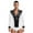 White, variant on Raenseen Men's Sparkly Rhinestones Latin Dance Shirt Leotard V Neck Long Sleeve Figure Skating Black M