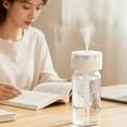 thumbnail image 4 of Cagogo under $5 Desktop Humidifier, Desktop Humidifier with Colorful LED Night Light, Auto Shut Off Portable Mini Humidifier for Bedroom Office, Quiet Ultrasonic Cool Mist Humidifier for Dry Air, 4 of 6