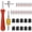 White, variant on Dbuoem 33Pcs/Set Valve Stem Installer Superior Strength Quick Installation Reliable Car Tyre Valve Repair Tool Kit for Automobile