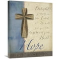thumbnail image 1 of Global Gallery's 'Words for Worship Hope' by Elyse DeNeige Stretched Canvas Wall Art, 1 of 4