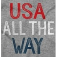 thumbnail image 2 of USA All the Way American Pride Men's Graphic T Shirt Tees Brisco Brands S, 2 of 6