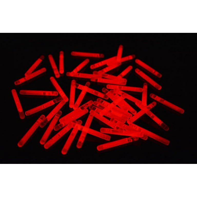 Red (50-Pack) Glow Mini Sticks