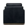 thumbnail image 7 of GTR Leather Monterrey 30.5" Wide Upholstered Swivel Chair, Napa Admiral, 7 of 7