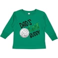 thumbnail image 3 of Inktastic Dad's Golf Buddy with Golf Ball Boys or Girls Long Sleeve Toddler T-Shirt, 3 of 5