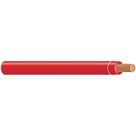 Southwire THHN Building Wire, Copper, 8 AWG, 1C, Red, Stranded, 100 ft 20490901