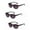 Black/Black, variant on 3 Pair of "The Brilliance" Bifocal Sunglasses - Round, Full Frame Reading Sunglasses - Tortoise/Tortoise - 2.75
