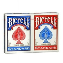 Bicycle Standard Playing Card Decks, Red Blue, 2 Packs