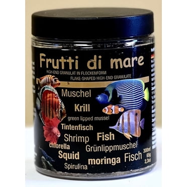 Discusfood Frutti Di Mare, Fish Food Flakes, 2.82 oz