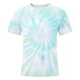 thumbnail image 4 of JAJAHO Mens Crew Neck T Shirt Tie Dye Short Sleeve Graphic Tee Comfort Casual Daily Wear Summer Beach Shirts Soft Tops, 4 of 4