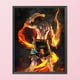 thumbnail image 3 of Bordado de Hilo Punto de Cruz Completo 11CT Algodón Wdftyju One Piece-Portgas D Ace Impreso, 3 of 9