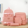 thumbnail image 5 of Everyday Low Price! Large Capacity Canvas School Backpack Set - Primary & Secondary School 4-Piece Set, College-Style Backpack for Back to School Season, 5 of 5